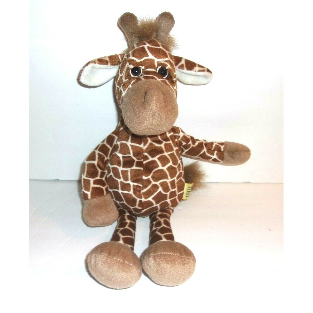 Target Corporation Brown Spotted Giraffe Plush Stuffed Safari Toy Bean Bag 15"